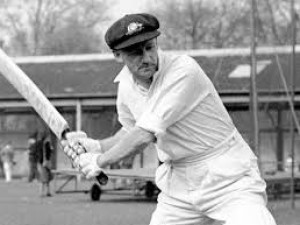 Don Bradman v akci...