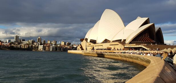 pohled na Opera House v Sydney