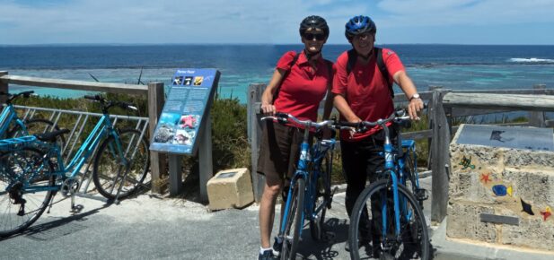 Rottnest Island cyklistika cestování Austrálie